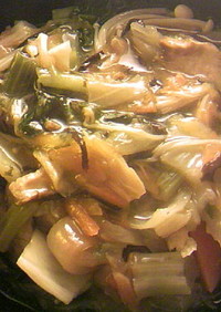牛肉と野菜ときのこの中華風あんかけ炒め