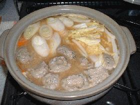 鰯のつみれ鍋