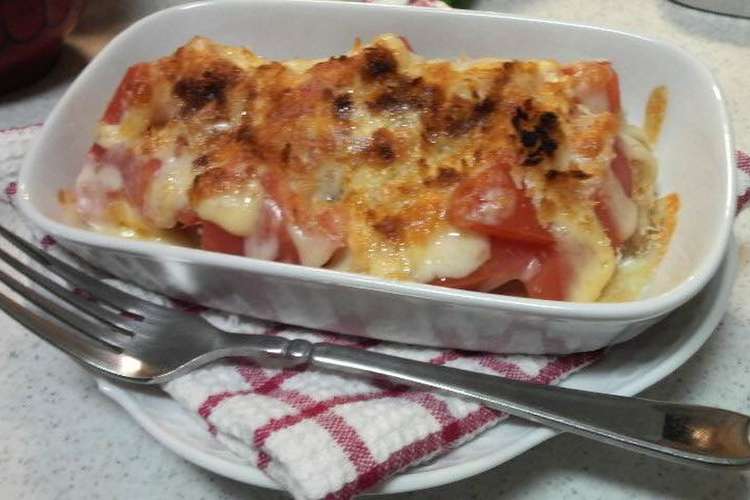 アジとトマトのチーズ焼き レシピ 作り方 By るるるのるー クックパッド 簡単おいしいみんなのレシピが360万品
