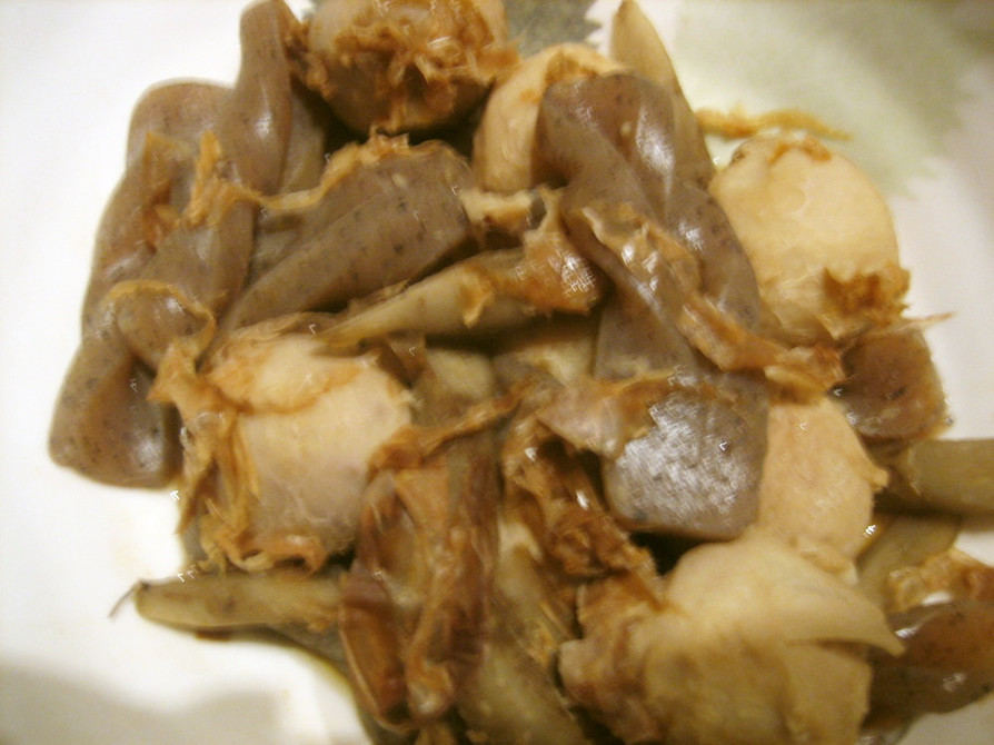 麺つゆで簡単！里芋とごぼうと蒟蒻の土佐煮の画像