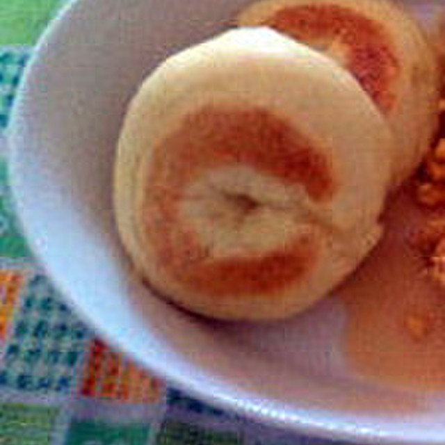 パンケーキミックスでもちもちベーグル風 レシピ 作り方 By Minami7373 クックパッド 簡単おいしいみんなのレシピが355万品