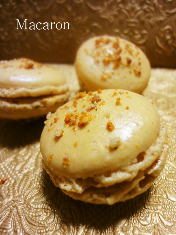 塩キャラメルシナモンマカロン レシピ・作り方
