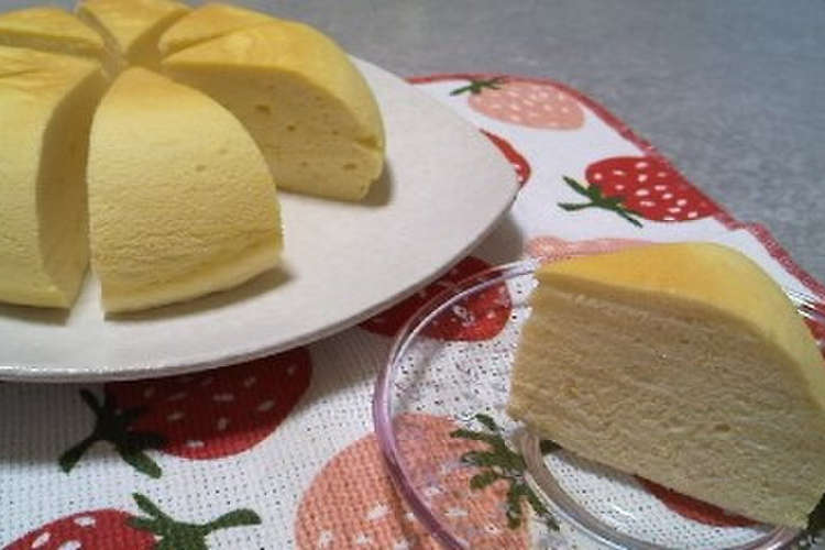 水切りヨーグルトで スフレチーズケーキ レシピ 作り方 By Mutsu クックパッド