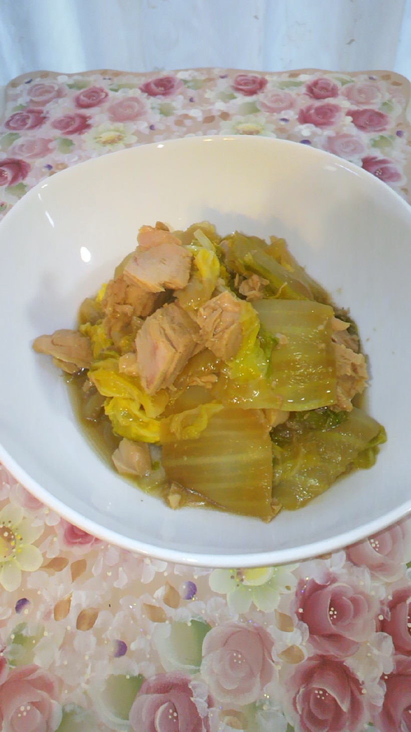 [副菜]簡単！白菜のシーチキン煮♥ by framboise⁂ 【クックパッド】 簡単おいしいみんなのレシピが358万品