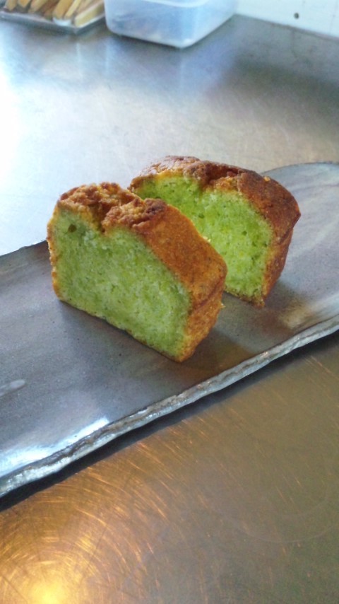 激うまグリーンピースのパウンドケーキの画像