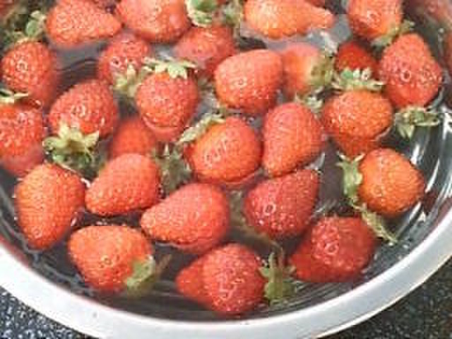 豆知識 いちごは水で洗いましょう レシピ 作り方 By マリゴン25 クックパッド 簡単おいしいみんなのレシピが365万品