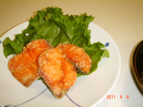 おいしい!紅鮭の唐揚げ