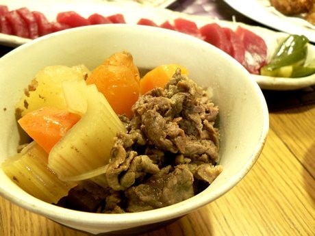 圧力鍋で牛肉と根菜＆セロリの煮物の画像