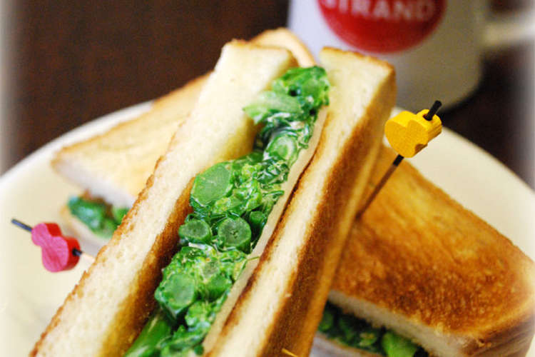 春のサンドイッチ 菜の花 レシピ 作り方 By まぁ クックパッド 簡単おいしいみんなのレシピが370万品