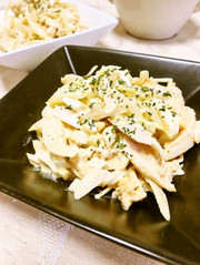 大好き☆ゆで卵とささみのカレーサラダの写真