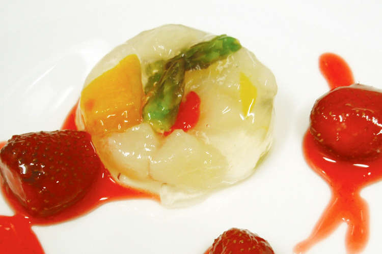 アスパラ入りフルーツゼリー レシピ 作り方 By 東果レシピ クックパッド 簡単おいしいみんなのレシピが358万品