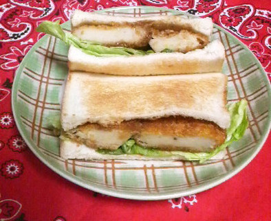 お惣菜コロッケで簡単☆サンドイッチ☆の写真