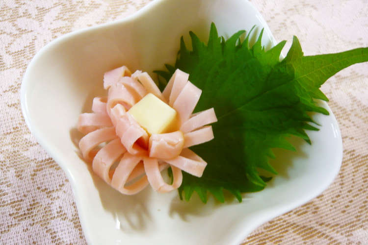 チーズとハムのお花 レシピ 作り方 By Sajicafe クックパッド 簡単おいしいみんなのレシピが367万品