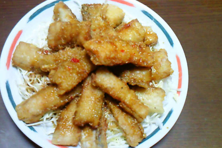 ごはんがすすむ うまタレ魚のからあげ レシピ 作り方 By Ramimi クックパッド 簡単おいしいみんなのレシピが351万品