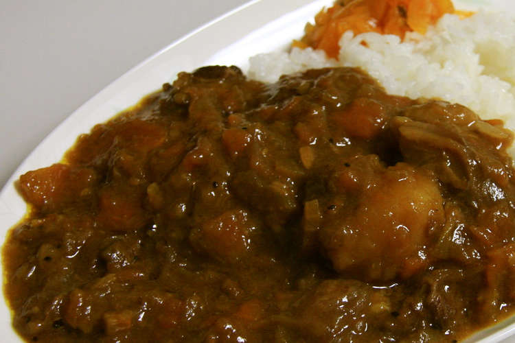 圧力鍋で牛すじカレー レシピ 作り方 By 直吉丸 クックパッド