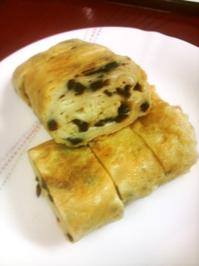 簡単!シソ昆布の佃煮で卵焼き♪お弁当に