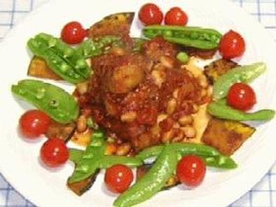 豚バラと大豆のトマト煮込みの写真