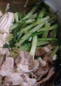 豚肉と京菜の鍋仕立て