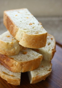 HBで自家製酵母食パン（オレンジピール）