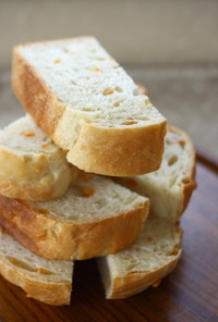 HBで自家製酵母食パン（オレンジピール）