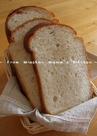 HB♪我が家のふんわりミルクリッチ食パン