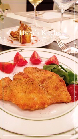 柔らかしっとり♡ミラノ風チキンカツレツ