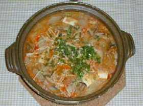 簡単キムチ鍋