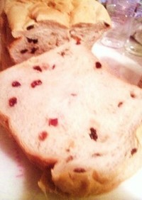 HBふんわり★経済的な胡桃レーズン食パン