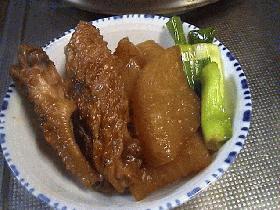 手羽先と大根の煮物