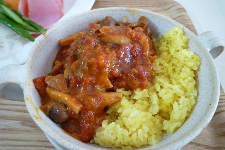 圧力鍋で時短 基本のチキンのトマト煮 レシピ 作り方 By ちゃことゆうな クックパッド 簡単おいしいみんなのレシピが360万品