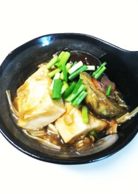 豆腐とナスの甘辛煮