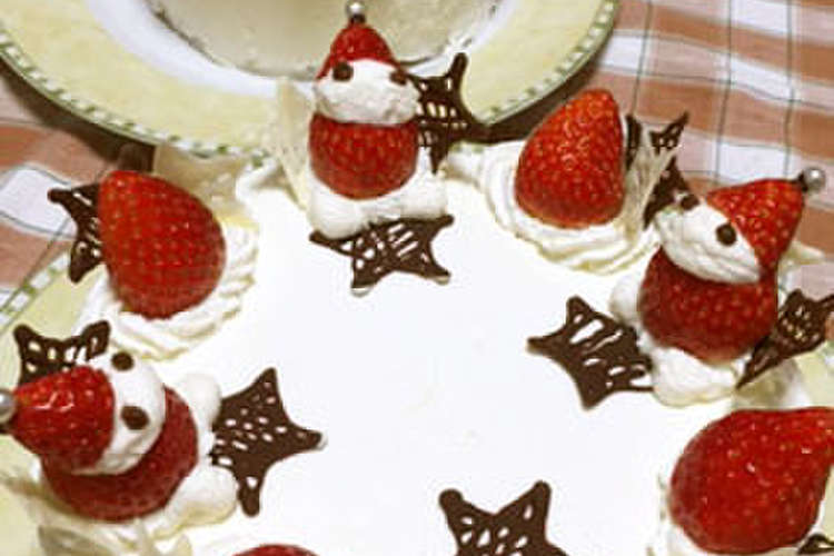 クリスマスケーキに苺デコレーションケーキ レシピ 作り方 By 簡単でおいしいが好き クックパッド 簡単おいしいみんなのレシピが357万品