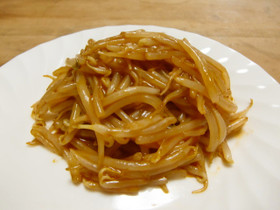 お弁当にもどうぞ！スパイシーもやしスパ風
