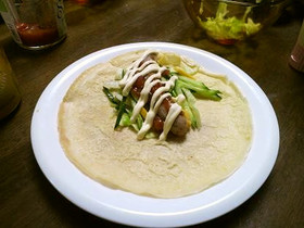 低糖質!!大豆粉クレープ