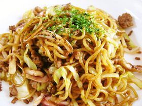 ちゃんと作れば屋台の味!イカ焼きそば☆