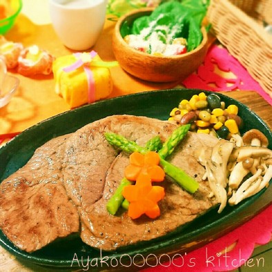 ステーキのやわらか美味しい焼き方のコツ☆の写真