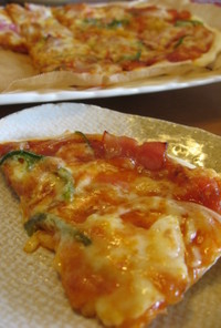 週末のお昼に♪超簡単ピザ。