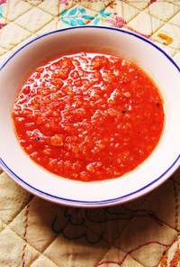 トマト＆レンズ豆のスープ