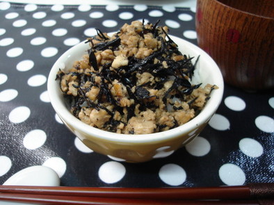 ❄　豆腐とひじきだけの丼　❄の写真