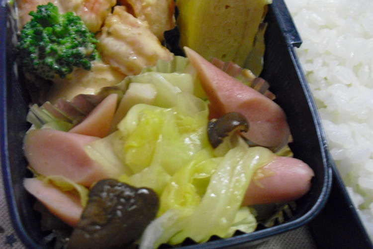 お弁当の隙間に レンチンキャベツ レシピ 作り方 By ゆうっちママ クックパッド 簡単おいしいみんなのレシピが355万品