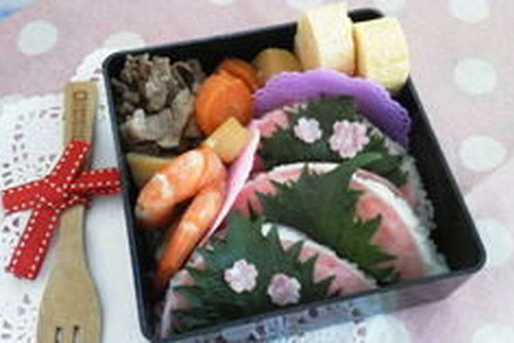 桜もち 春のお弁当 キャラ弁 レシピ 作り方 By ぴんくまいまい クックパッド 簡単おいしいみんなのレシピが351万品