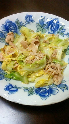 手早く作る☆春キャベツの味噌炒め☆