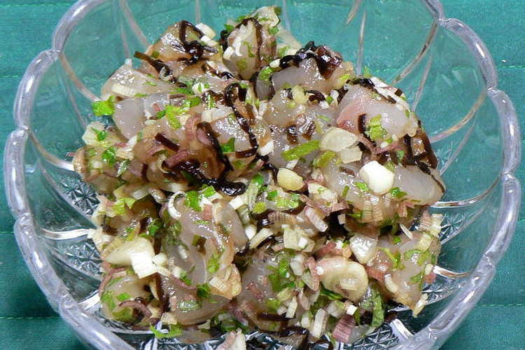 ヒラメの塩昆布漬けの香味野菜和え レシピ 作り方 By Dr仁平 クックパッド 簡単おいしいみんなのレシピが377万品