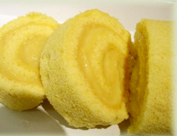 無油脂の＊調整豆乳カスタードロールケーキの画像