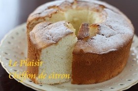 春色レモンのシフォンケーキ♪