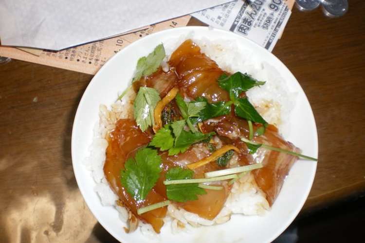 天然真鯛の漬け丼 レシピ 作り方 By ゴイ51 クックパッド 簡単おいしいみんなのレシピが353万品