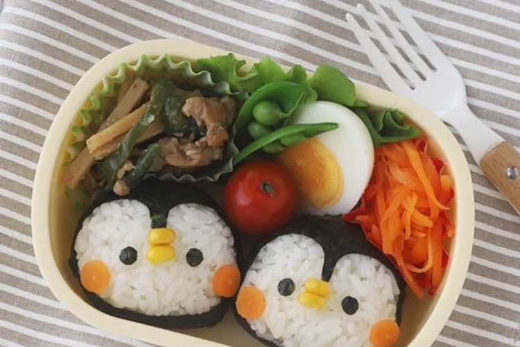 簡単キャラ弁 ペンギンおにぎり レシピ 作り方 By Momo クックパッド 簡単おいしいみんなのレシピが367万品