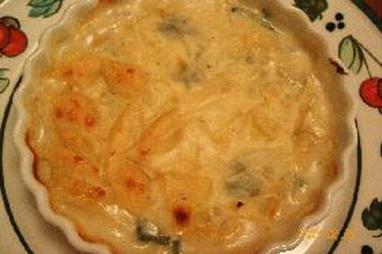 フライパンひとつで ほうれん草のマカロニグラタン レシピ 作り方 By Hagiko クックパッド