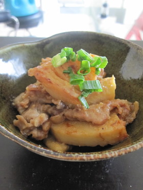 5分で!!筍と豚肉の味噌バター炒め
