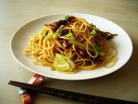 春キャベツとほたるいかのパスタ